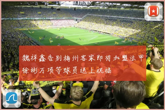 魏祥鑫告别梅州客家即将加盟法甲徐彬万项等球员送上祝福